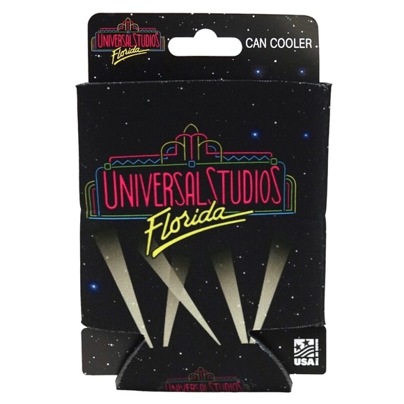 Universal Studios Retro Marquee Can Cooler Koozie - Picture 1 of 1
